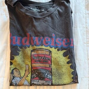 Abercrombie & Fitch Budweiser Graphic Tee - Black